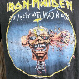 80's Vintage 1988 IRON MAIDEN Seventh Son Of A Seventh Son Tour T Shirt Large